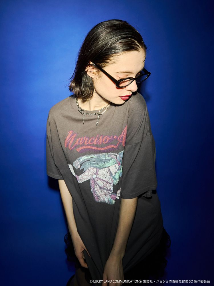 Jojo's Bizarre Adventure Stone Ocean x Jouetie - Oversized T-Shirt M Size (3 Types) [Pre-Order Feb 2026]