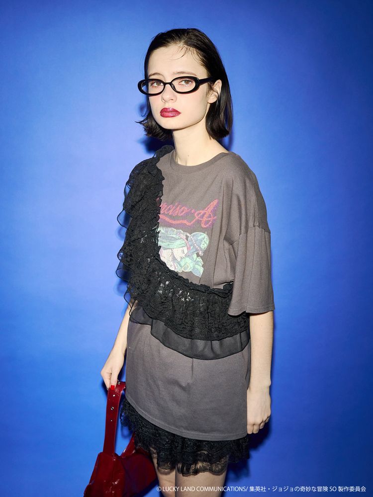 Jojo's Bizarre Adventure Stone Ocean x Jouetie - Oversized T-Shirt M Size (3 Types) [Pre-Order Feb 2026]