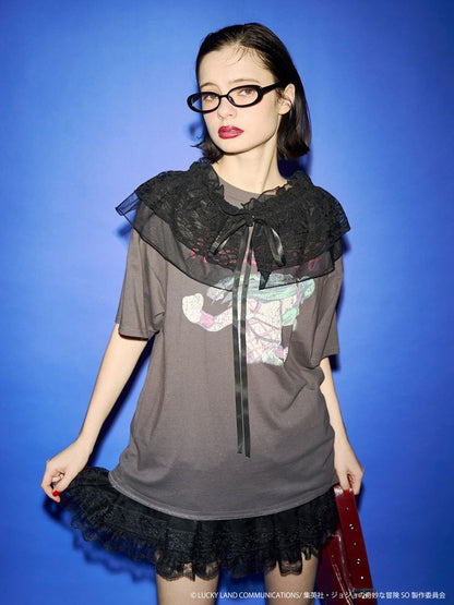 Jojo's Bizarre Adventure Stone Ocean x Jouetie - Oversized T-Shirt M Size (3 Types) [Pre-Order Feb 2026]