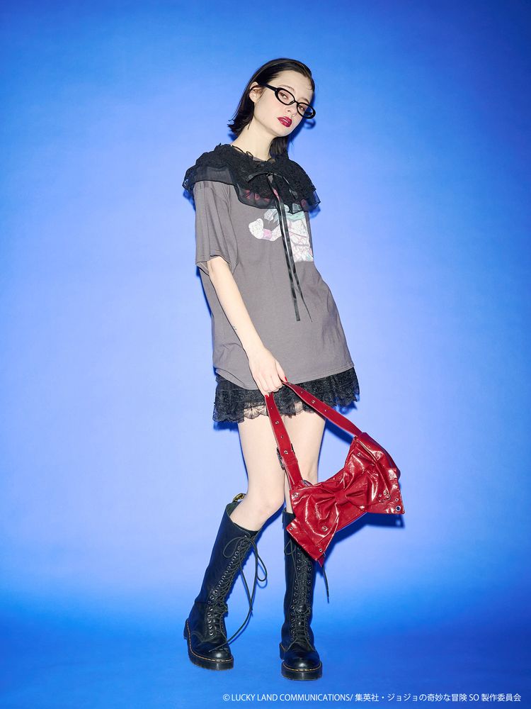 Jojo's Bizarre Adventure Stone Ocean x Jouetie - Oversized T-Shirt M Size (3 Types) [Pre-Order Feb 2026]