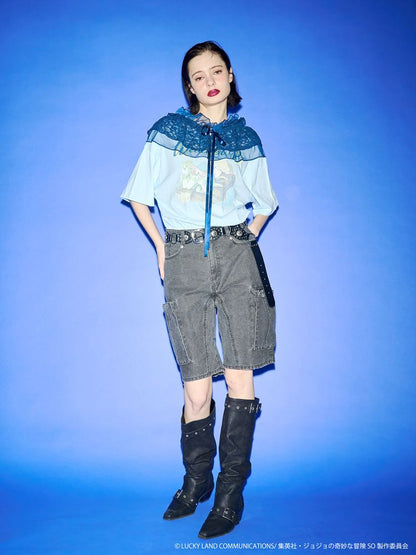 Jojo's Bizarre Adventure Stone Ocean x Jouetie - Oversized T-Shirt M Size (3 Types) [Pre-Order Feb 2026]