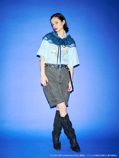 Jojo's Bizarre Adventure Stone Ocean x Jouetie - Oversized T-Shirt M Size (3 Types) [Pre-Order Feb 2026]