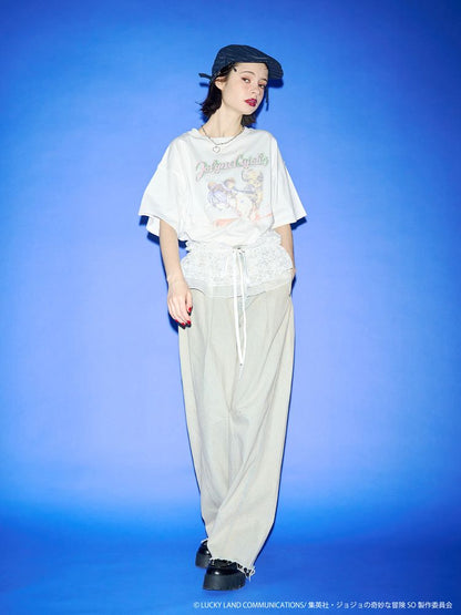 Jojo's Bizarre Adventure Stone Ocean x Jouetie - Oversized T-Shirt M Size (3 Types) [Pre-Order Feb 2026]