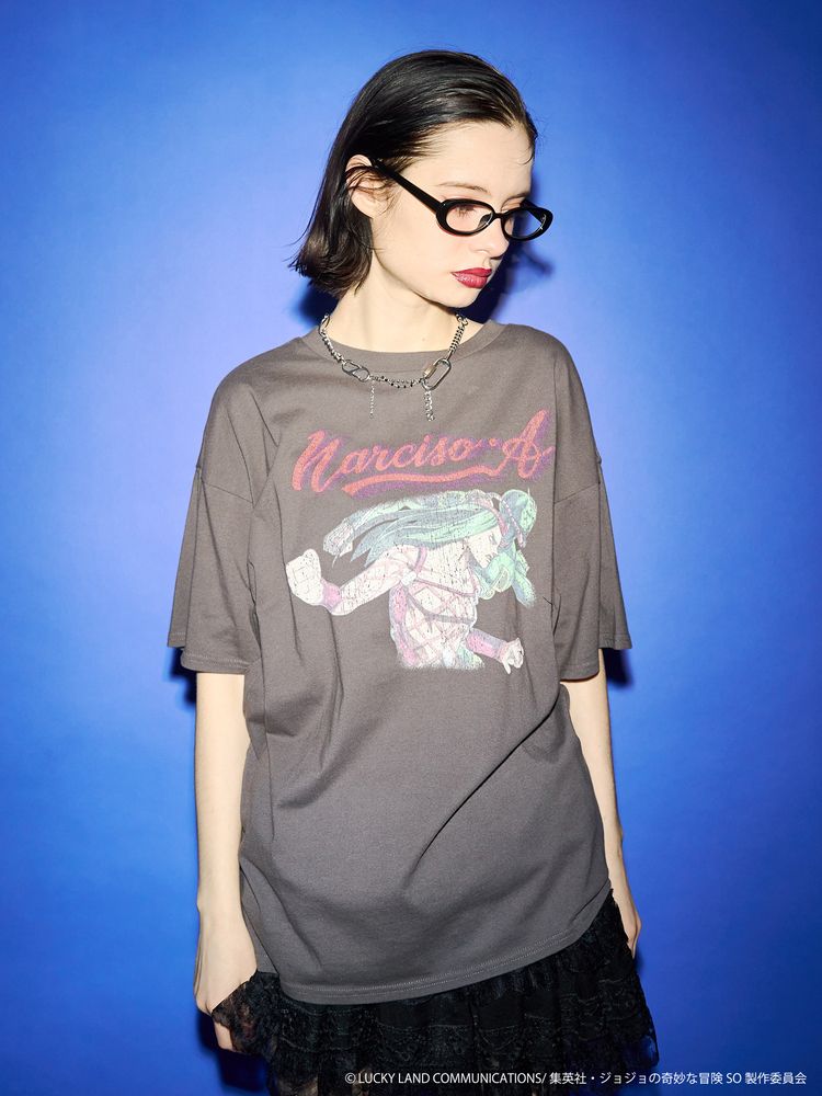 Jojo's Bizarre Adventure Stone Ocean x Jouetie - Oversized T-Shirt M Size (3 Types) [Pre-Order Feb 2026]