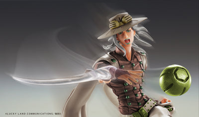 Jojo's Bizarre Adventure Super Action Statue - Part VII Steel Ball Run Gyro Zeppeli Third