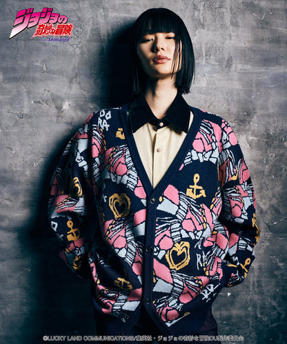 Jojo's Bizarre Adventure x Glamb Fashion Collection - Crazy Diamond Cardigan [Pre-Order Apr 2026]