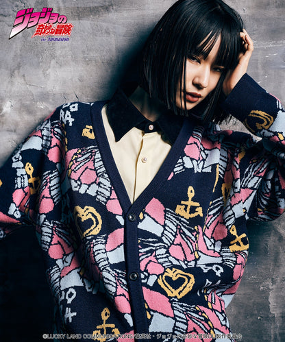 Jojo's Bizarre Adventure x Glamb Fashion Collection - Crazy Diamond Cardigan [Pre-Order Apr 2026]