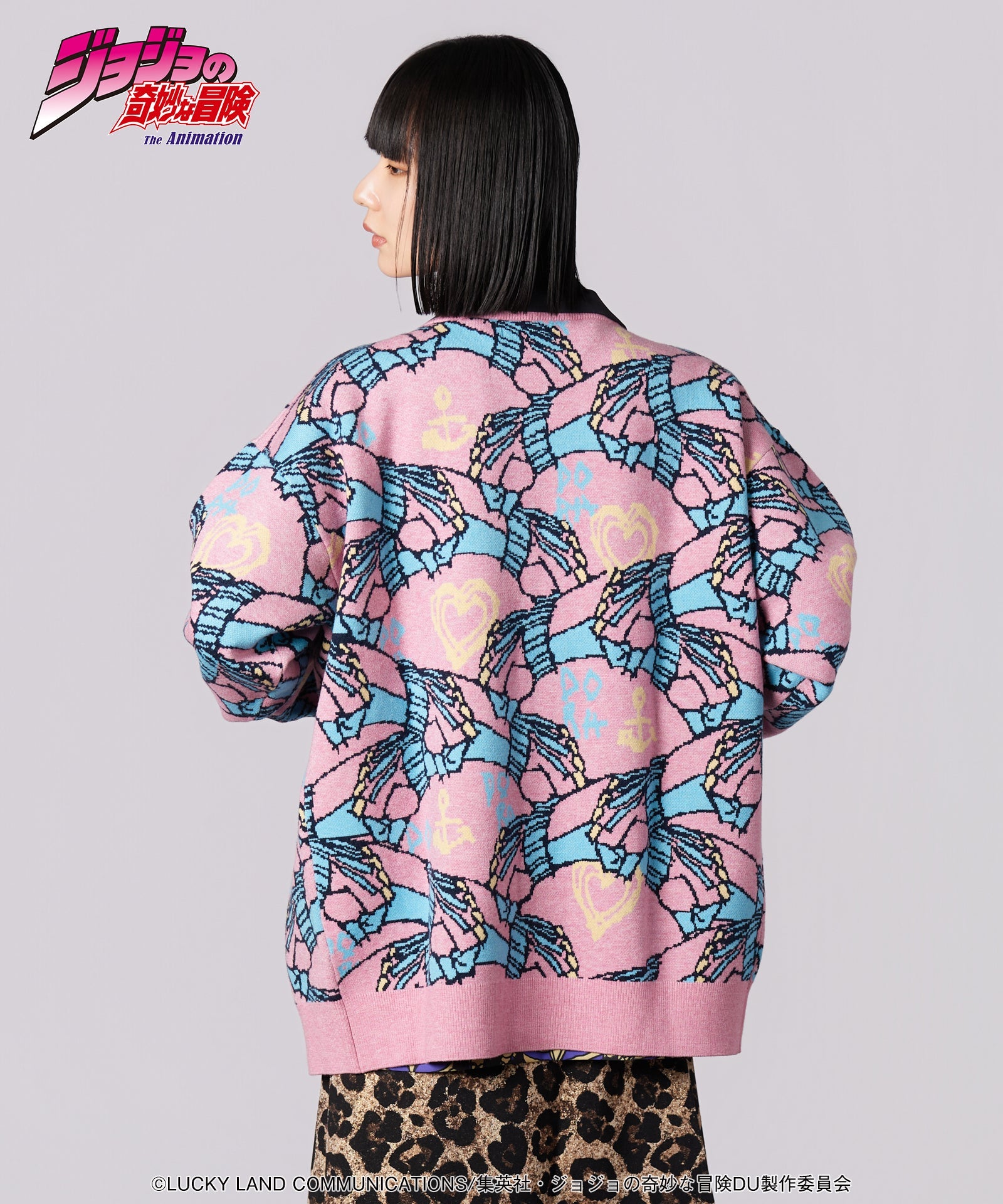 Jojo's Bizarre Adventure x Glamb Fashion Collection - Crazy Diamond Cardigan [Pre-Order Apr 2026]