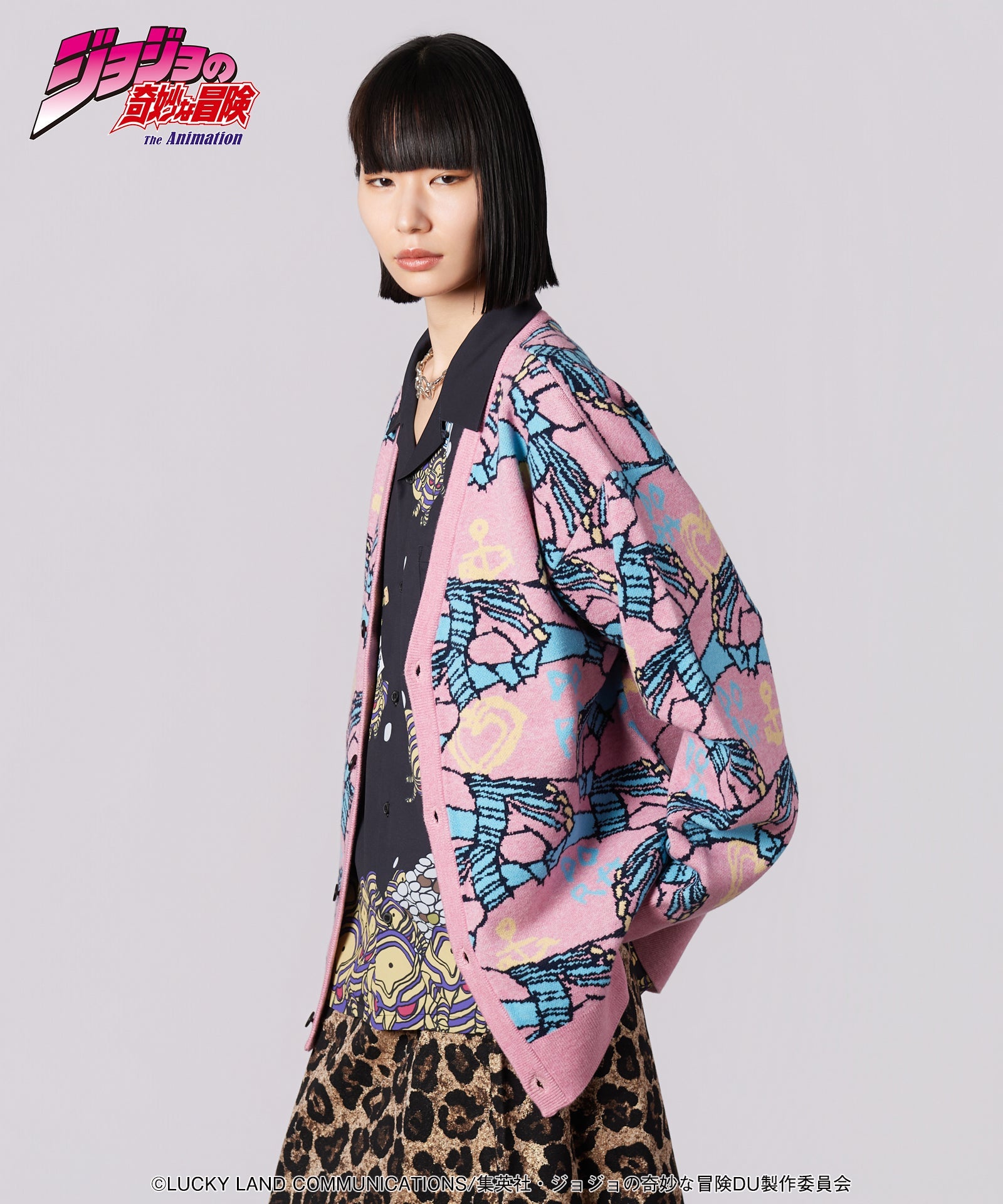 Jojo's Bizarre Adventure x Glamb Fashion Collection - Crazy Diamond Cardigan [Pre-Order Apr 2026]