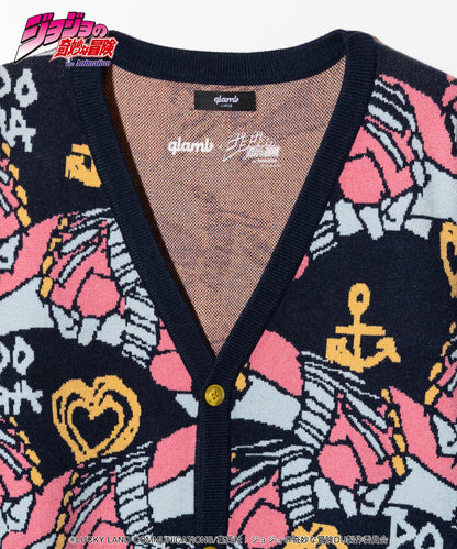 Jojo's Bizarre Adventure x Glamb Fashion Collection - Crazy Diamond Cardigan [Pre-Order Apr 2026]