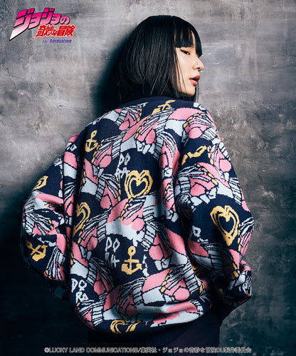Jojo's Bizarre Adventure x Glamb Fashion Collection - Crazy Diamond Cardigan [Pre-Order Apr 2026]