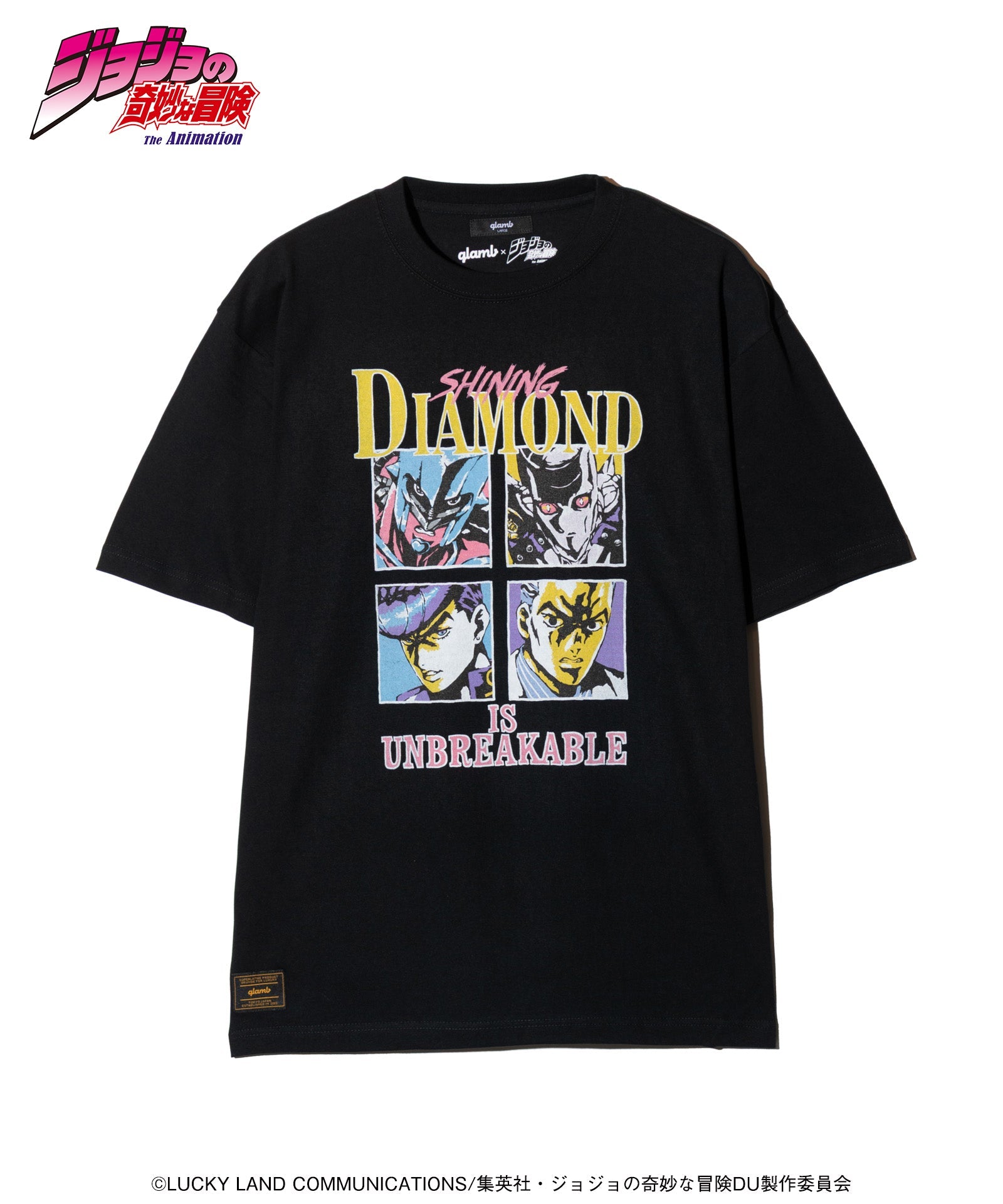 Jojo's Bizarre Adventure x Glamb Fashion Collection - Crazy Diamond vs Killer Queen T-Shirt [Pre-Order Apr 2026]