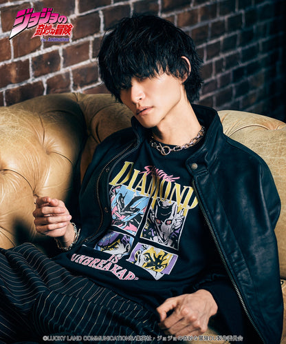 Jojo's Bizarre Adventure x Glamb Fashion Collection - Crazy Diamond vs Killer Queen T-Shirt [Pre-Order Apr 2026]