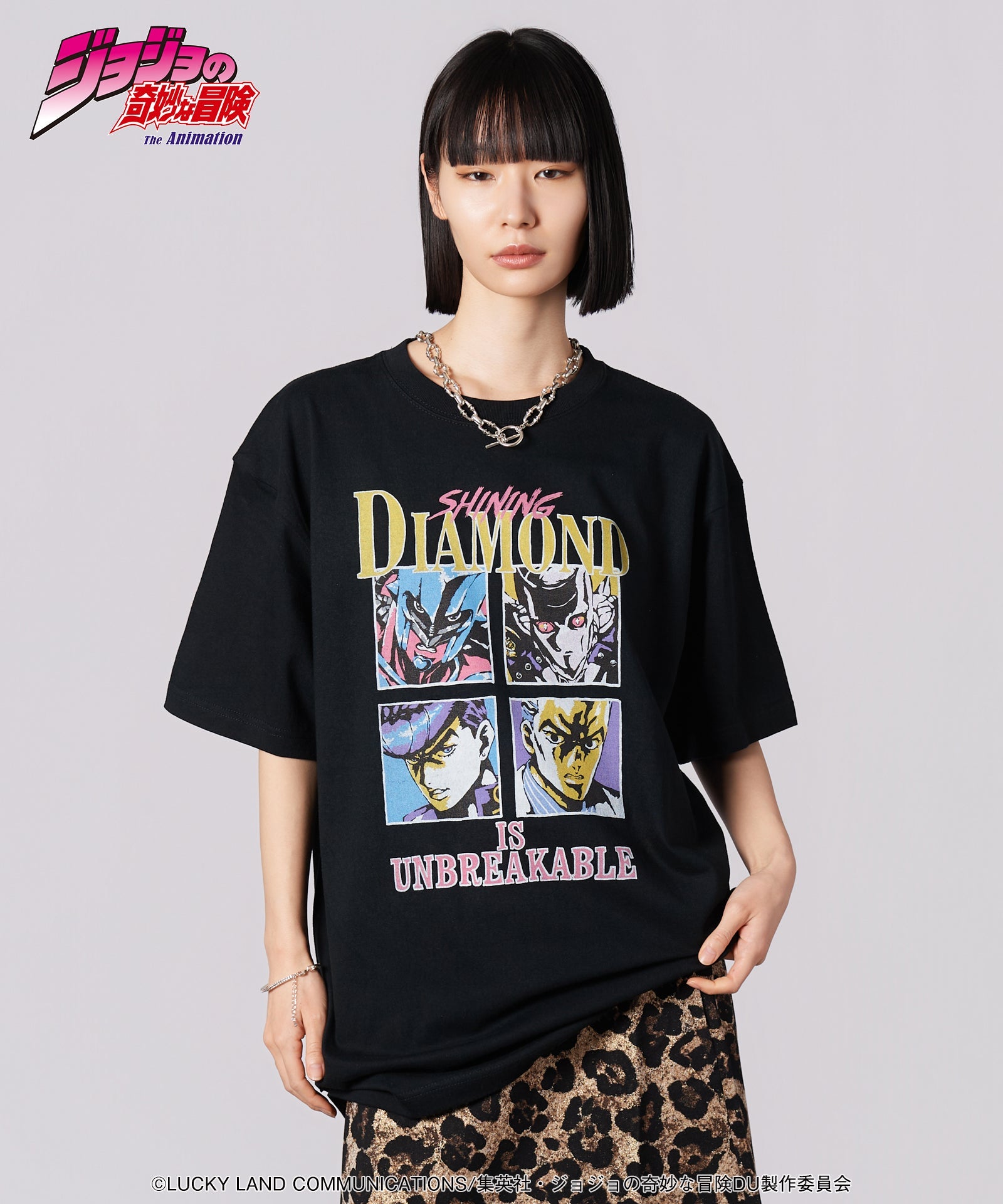 Jojo's Bizarre Adventure x Glamb Fashion Collection - Crazy Diamond vs Killer Queen T-Shirt [Pre-Order Apr 2026]