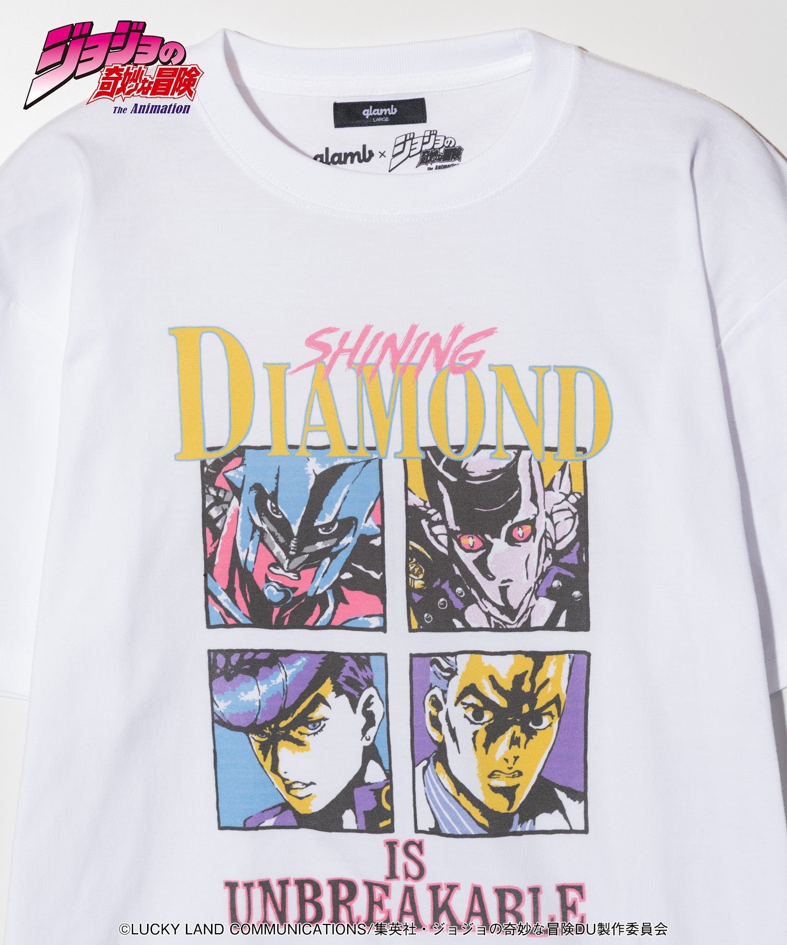 Jojo's Bizarre Adventure x Glamb Fashion Collection - Crazy Diamond vs Killer Queen T-Shirt [Pre-Order Apr 2026]