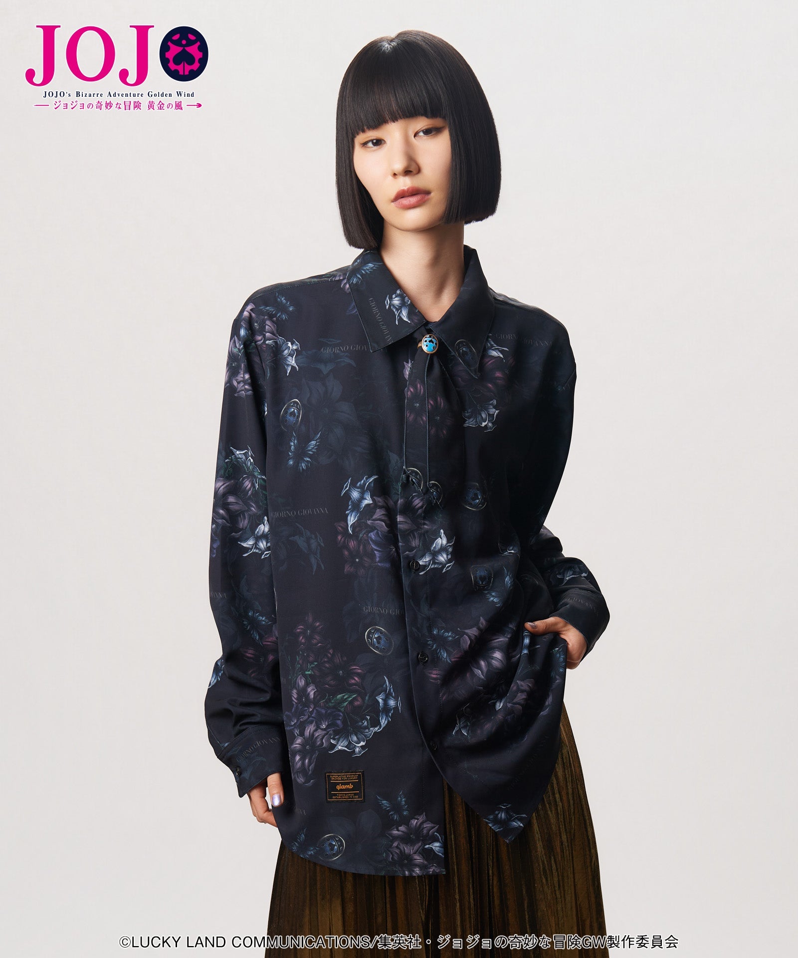 Jojo's Bizarre Adventure x Glamb Fashion Collection - Giorno Giovanna Shirt [Pre-Order Nov 2026]