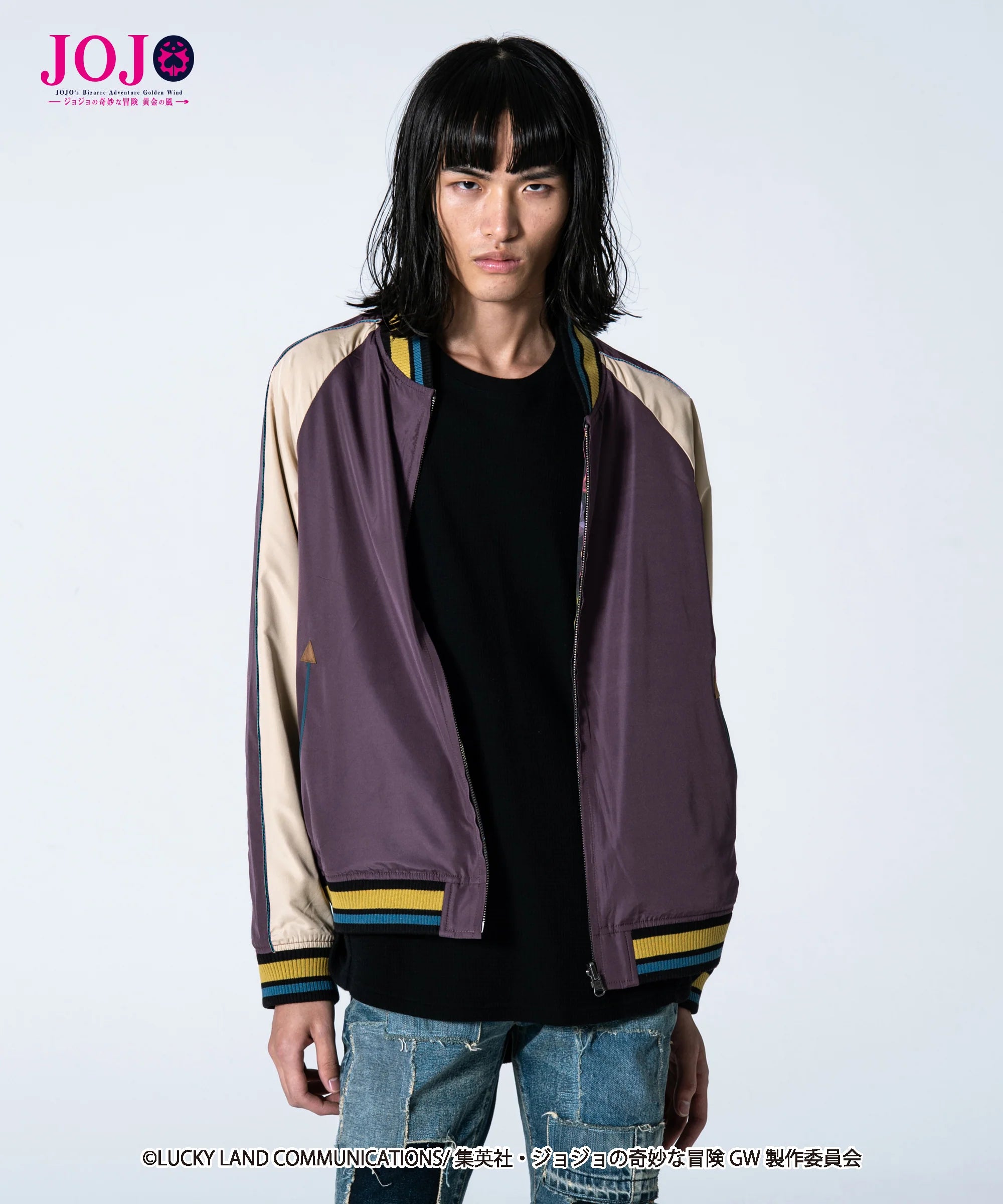 Jojo's Bizarre Adventure x Glamb Fashion Collection - Giorno Giovanna Ska Reversible Jacket (2 Types)