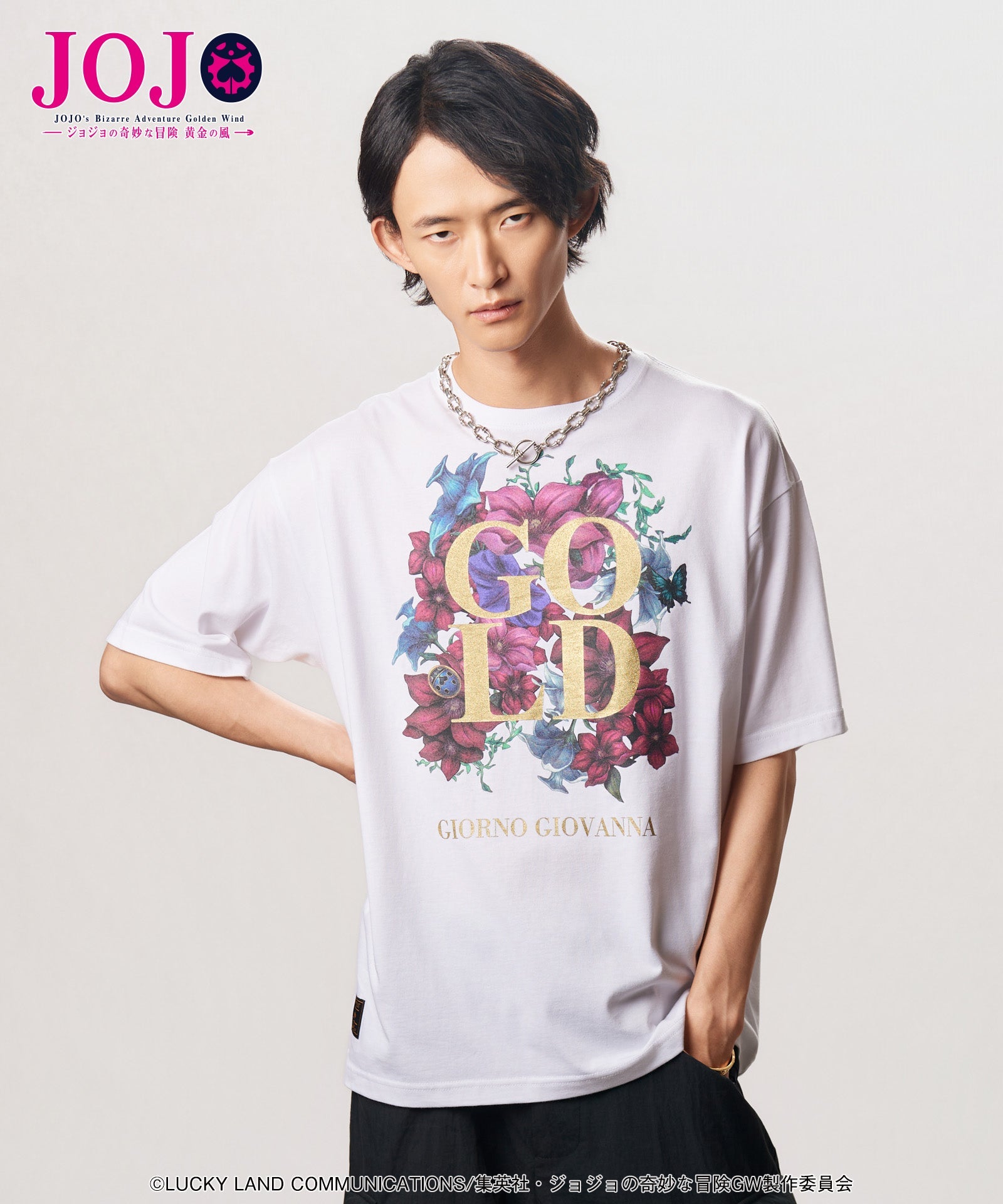 Jojo's Bizarre Adventure x Glamb Fashion Collection - Giorno Giovanna T-Shirt II (2 Types) [Pre-Order Nov 2026]