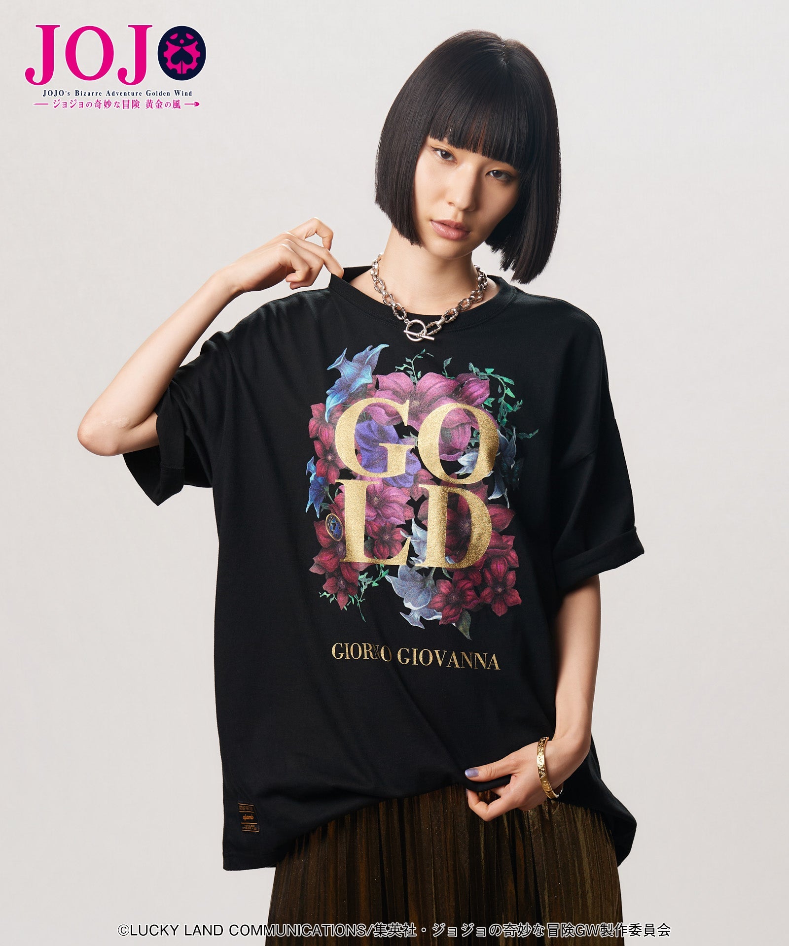 Jojo's Bizarre Adventure x Glamb Fashion Collection - Giorno Giovanna T-Shirt II (2 Types) [Pre-Order Nov 2026]