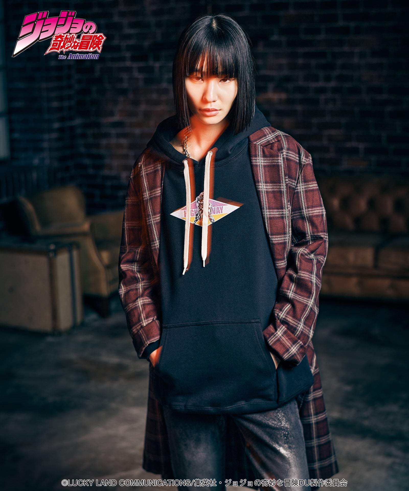 Jojo's Bizarre Adventure x Glamb Fashion Collection - Highway Star Hoodie [Pre-Order Apr 2026]