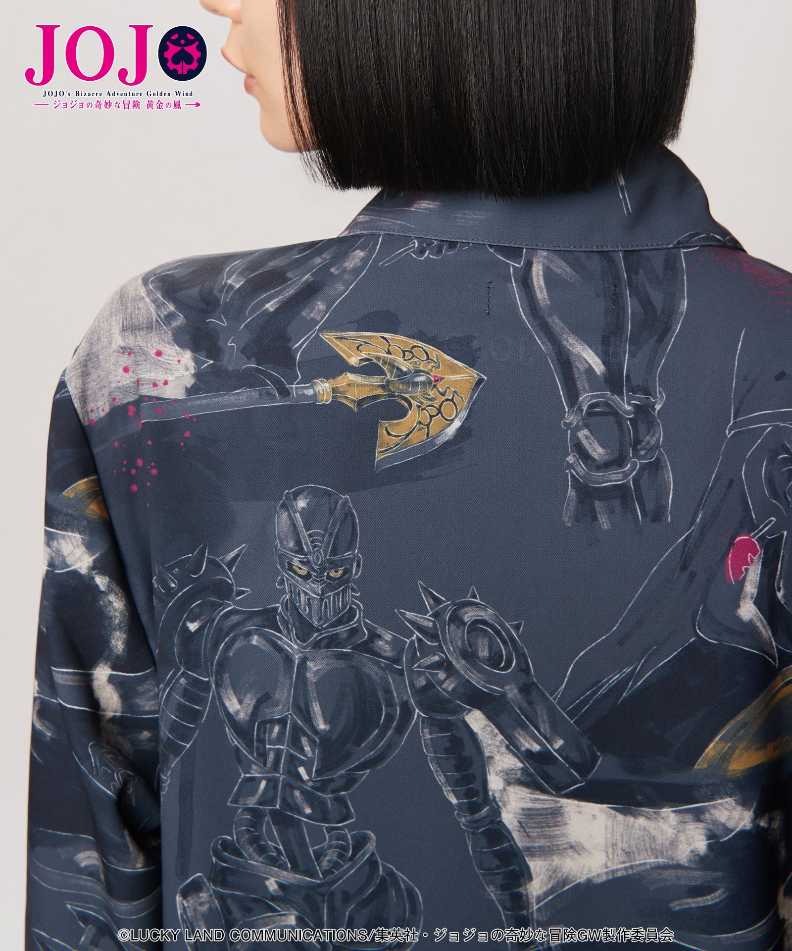 Jojo's Bizarre Adventure x Glamb Fashion Collection - Jean Pierre Polnareff's Stand Shirt [Pre-Order Nov 2026]
