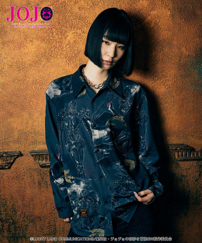 Jojo's Bizarre Adventure x Glamb Fashion Collection - Jean Pierre Polnareff's Stand Shirt [Pre-Order Nov 2026]