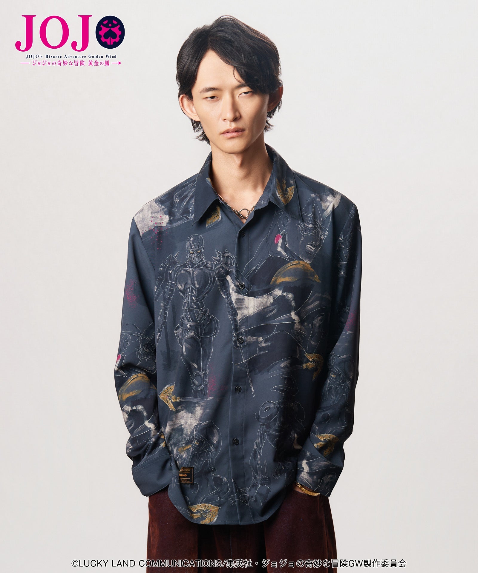 Jojo's Bizarre Adventure x Glamb Fashion Collection - Jean Pierre Polnareff's Stand Shirt [Pre-Order Nov 2026]