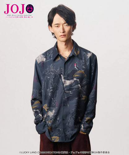 Jojo's Bizarre Adventure x Glamb Fashion Collection - Jean Pierre Polnareff's Stand Shirt [Pre-Order Nov 2026]