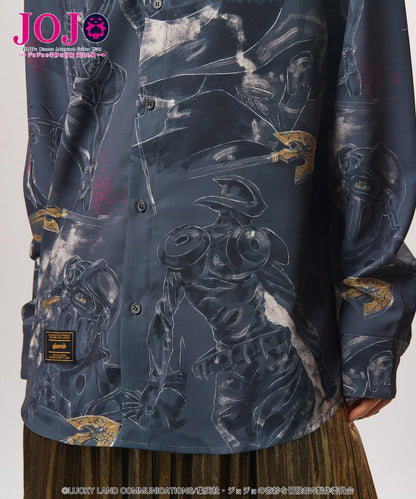 Jojo's Bizarre Adventure x Glamb Fashion Collection - Jean Pierre Polnareff's Stand Shirt [Pre-Order Nov 2026]