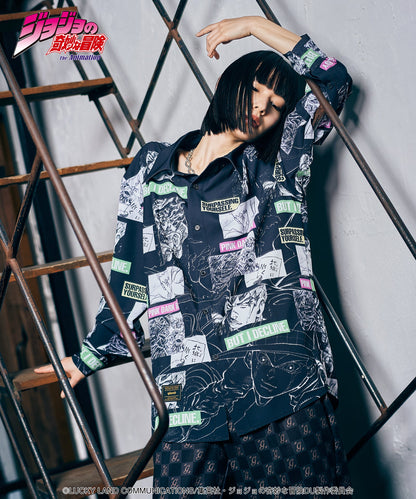 Jojo's Bizarre Adventure x Glamb Fashion Collection - Rohan Kishibe Shirt [Pre-Order Apr 2026]