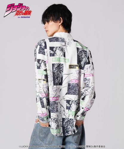 Jojo's Bizarre Adventure x Glamb Fashion Collection - Rohan Kishibe Shirt [Pre-Order Apr 2026]