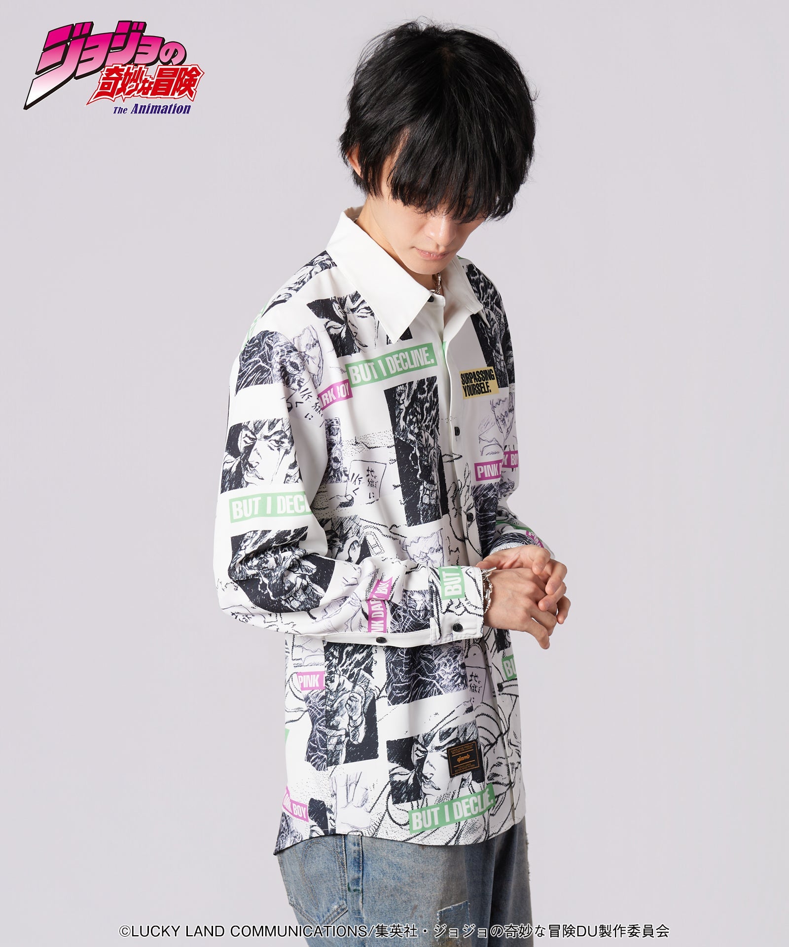 Jojo's Bizarre Adventure x Glamb Fashion Collection - Rohan Kishibe Shirt [Pre-Order Apr 2026]