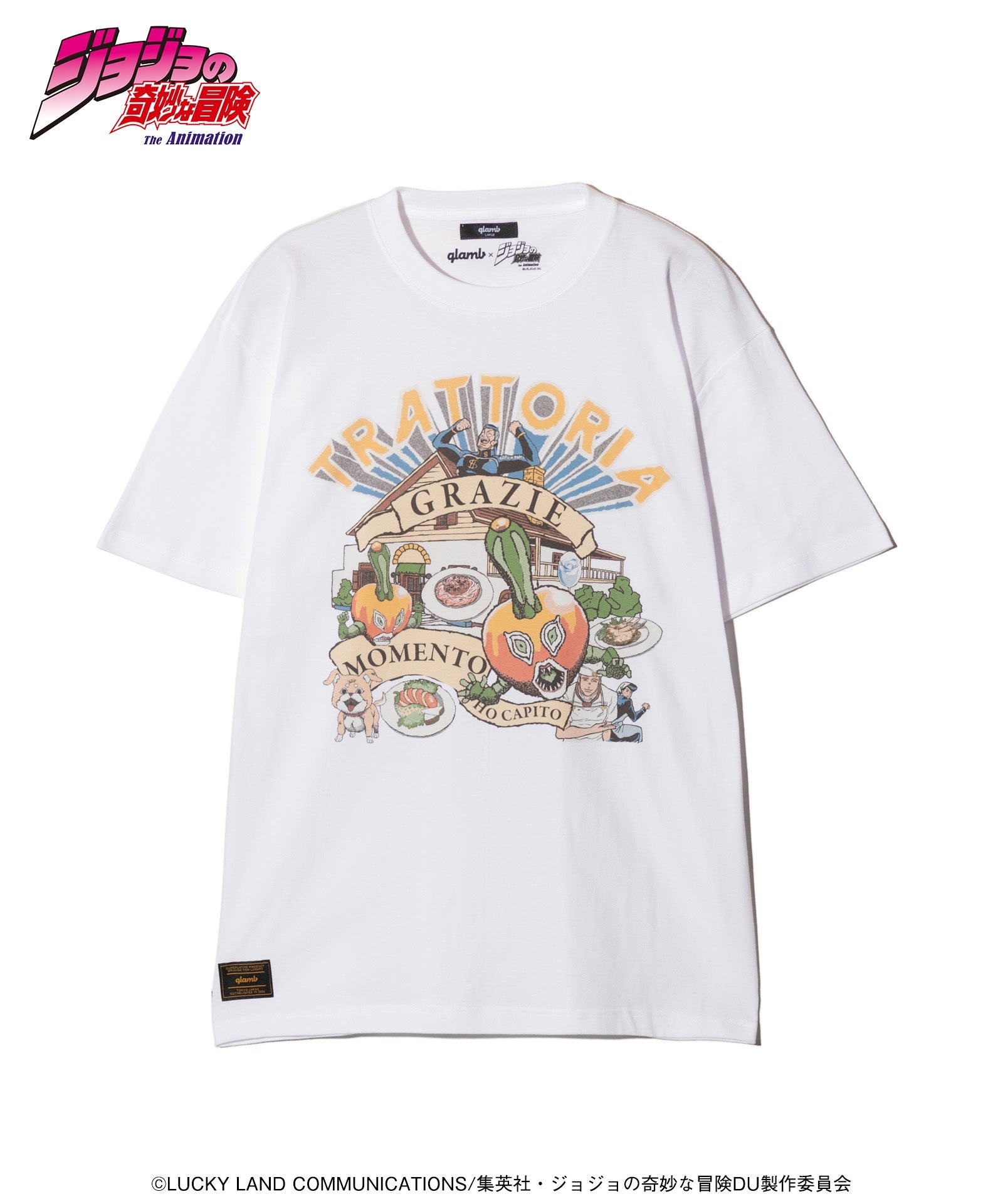 Jojo's Bizarre Adventure x Glamb Fashion Collection - Tonio's Stand T-Shirt [Pre-Order Apr 2026]