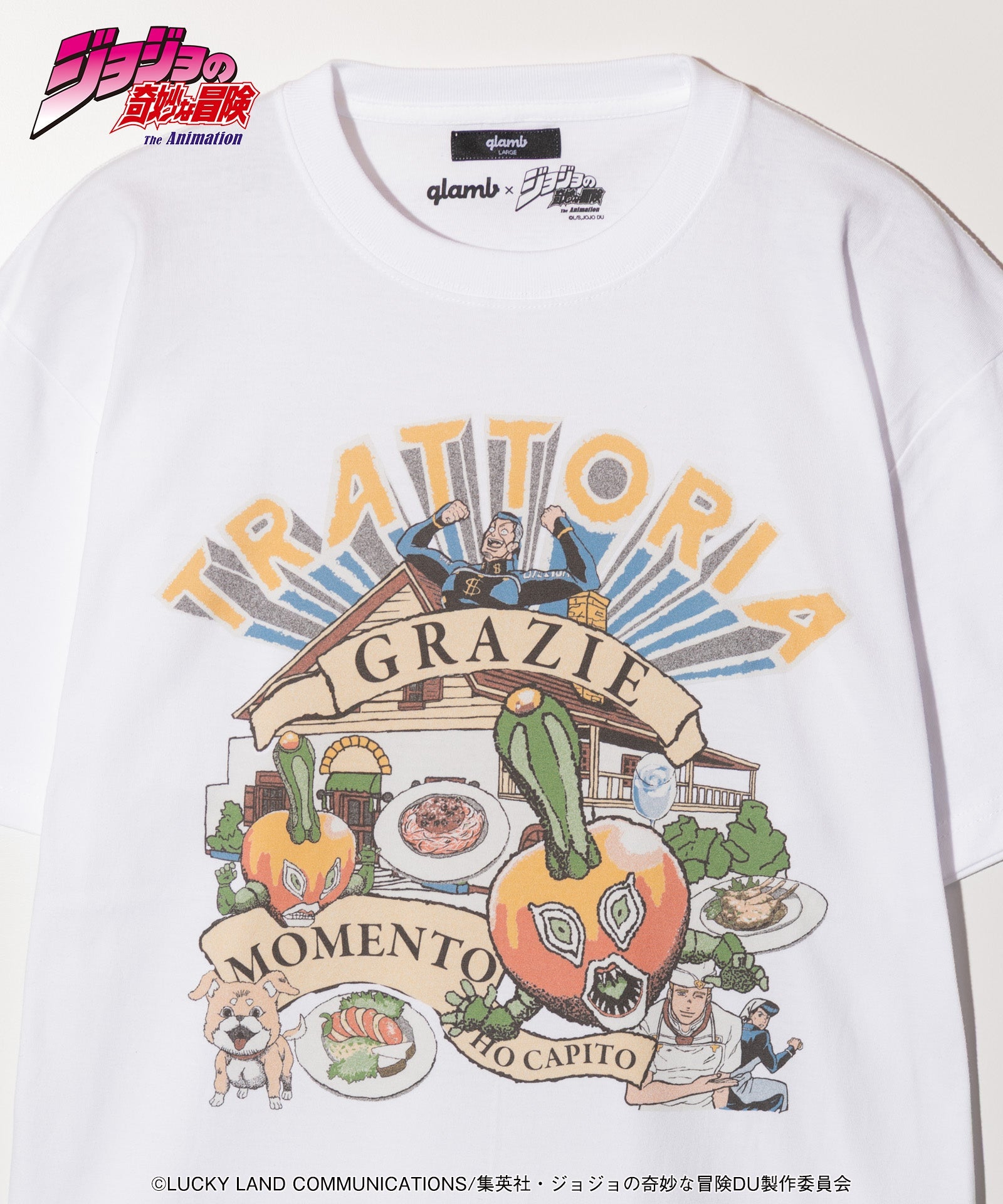 Jojo's Bizarre Adventure x Glamb Fashion Collection - Tonio's Stand T-Shirt [Pre-Order Apr 2026]