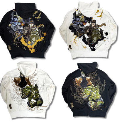 Jojo's Bizarre Adventure Stardust Crusaders x Karakuri Tamashii - Embroidered Hoodie (2 Types)[Pre-Order Jul 2026]