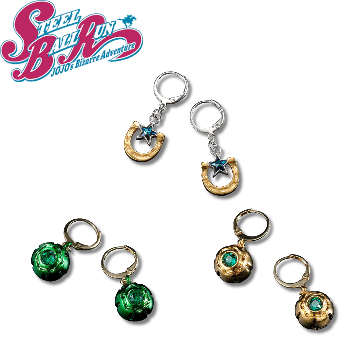 Jojo's Bizarre Adventure Steel Ball Run Adventure Accessory Collection - Earrings Pierced Ver. (3 Types) [Pre-Order Sep 2026]
