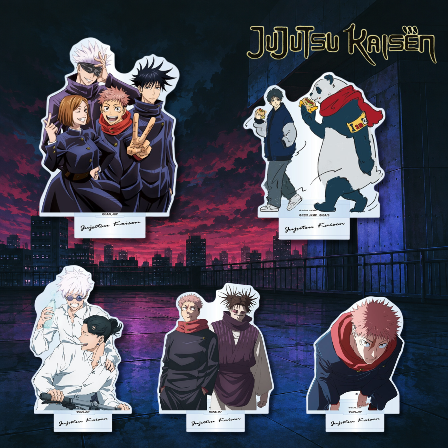 Jujutsu Kaisen 5th Anniversary - Magazine Illustration Die Cut Acrylic Stand (5 Types) [Pre-Order Oct 2026]