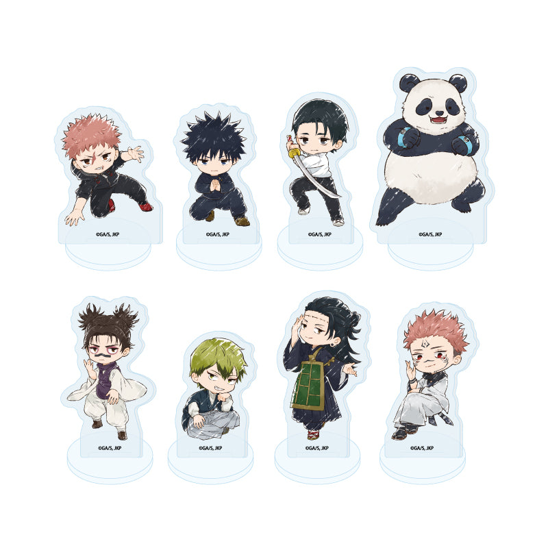 Jujutsu Kaisen Graff Art Illustration - Jujutsu Kaisen Acrylic Stand Complete Set of 8 Types [Pre-Order May 2026]
