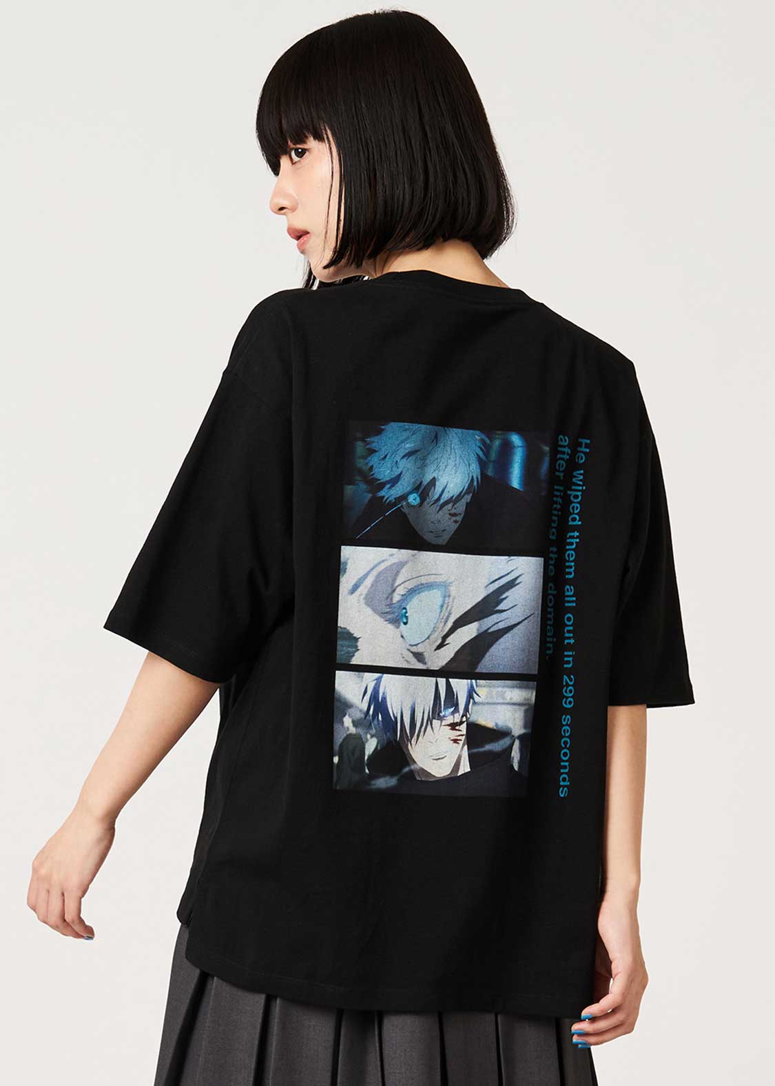 Jujutsu Kaisen X Graniph Fashion Collection - 0.2 Seconds of Domain Expansion Big Silhouette T-Shirt [Release Aug 25 2026]