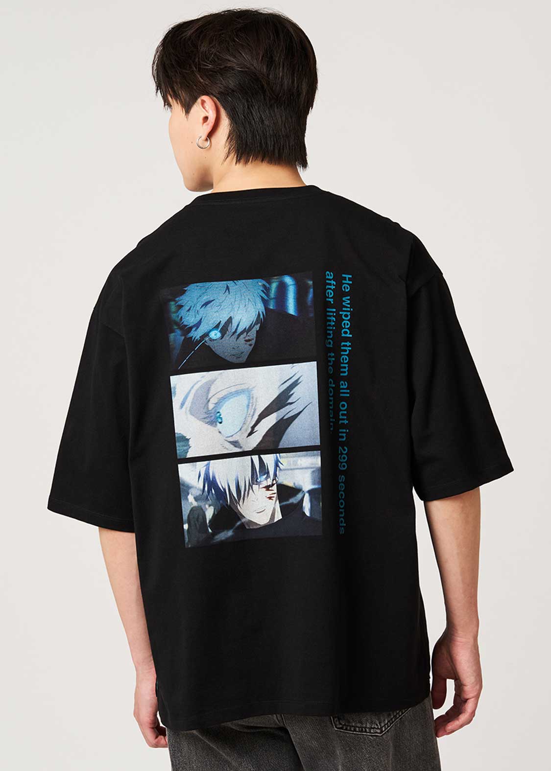 Jujutsu Kaisen X Graniph Fashion Collection - 0.2 Seconds of Domain Expansion Big Silhouette T-Shirt [Release Aug 25 2026]