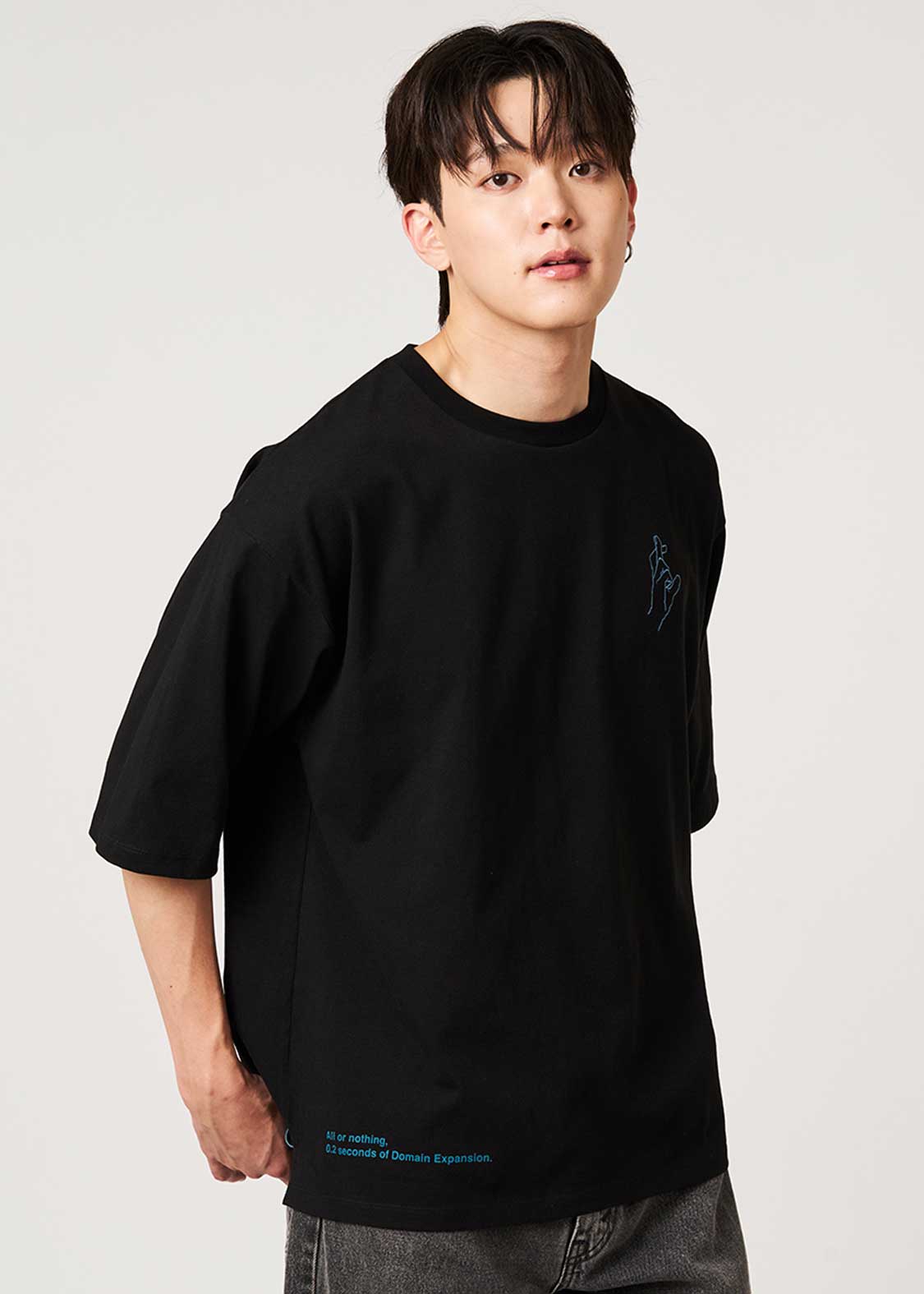 Jujutsu Kaisen X Graniph Fashion Collection - 0.2 Seconds of Domain Expansion Big Silhouette T-Shirt [Release Aug 25 2026]