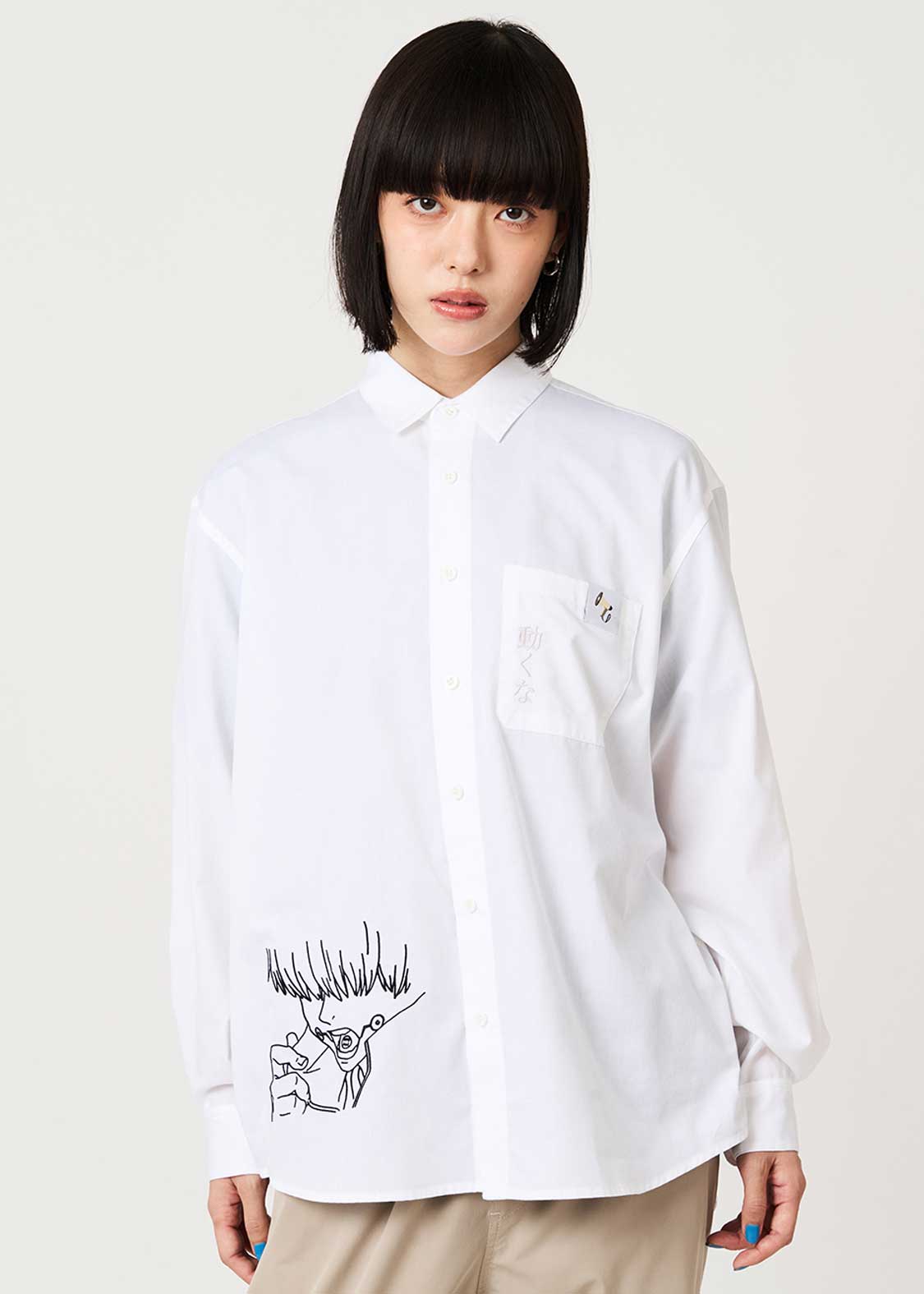 Jujutsu Kaisen X Graniph Fashion Collection - Don’t Move Loose Fit Shirt [Release Aug 25 2026]