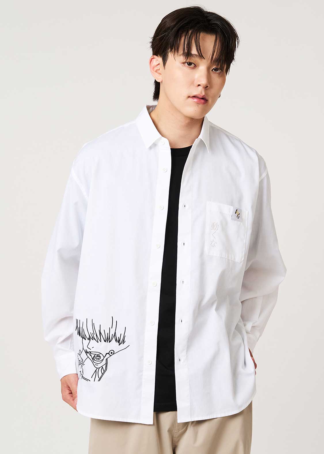 Jujutsu Kaisen X Graniph Fashion Collection - Don’t Move Loose Fit Shirt [Release Aug 25 2026]