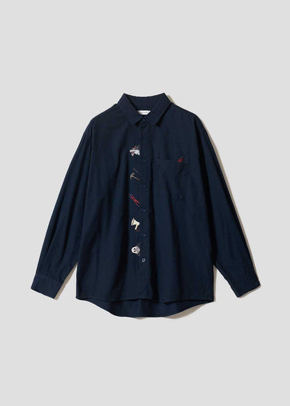 Jujutsu Kaisen X Graniph Fashion Collection - First-Years and Second-Years Loose Fit Shirt [Release Aug 25 2026]