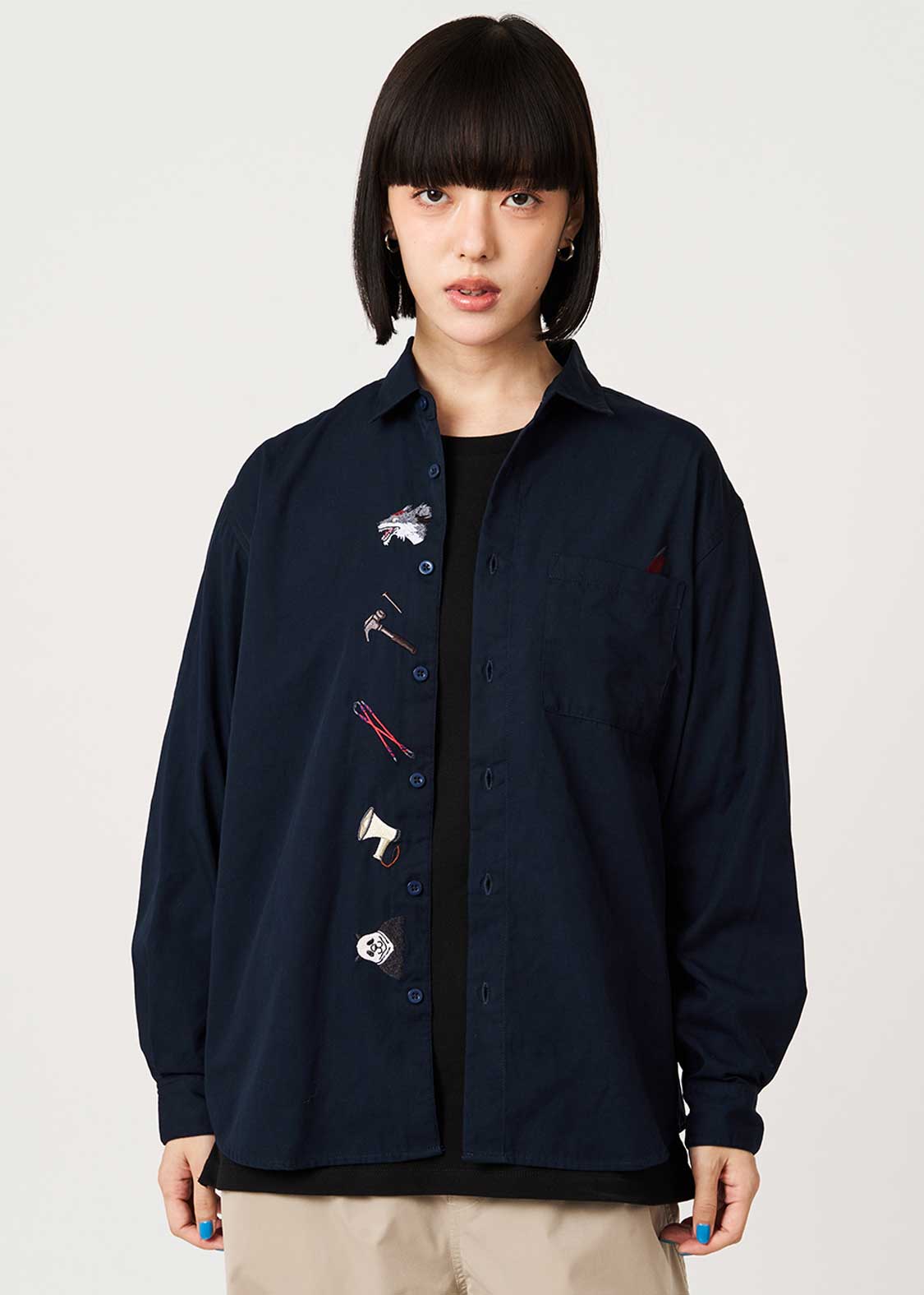 Jujutsu Kaisen X Graniph Fashion Collection - First-Years and Second-Years Loose Fit Shirt [Release Aug 25 2026]