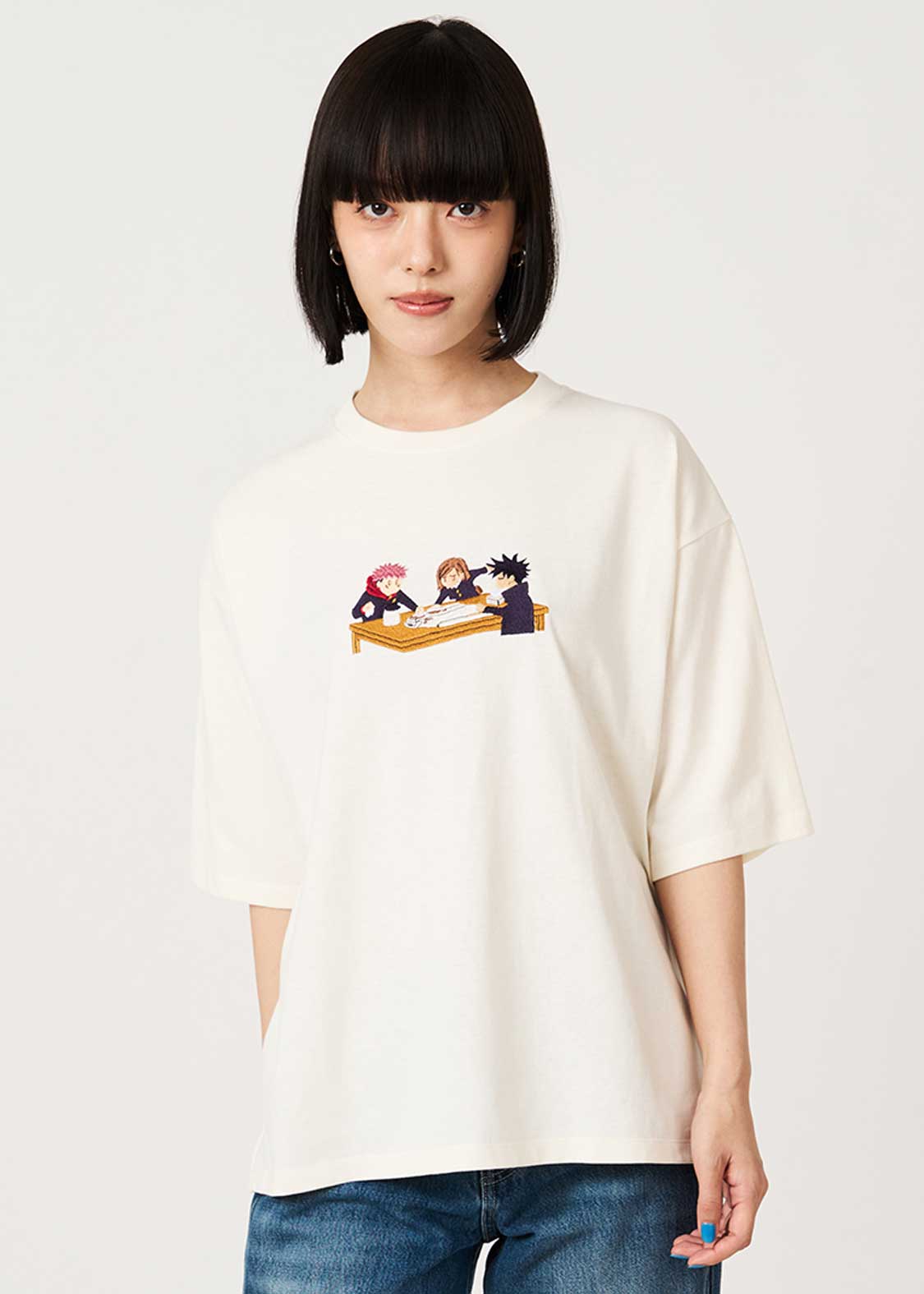 Jujutsu Kaisen X Graniph Fashion Collection - Mr. Gojo’s Shirt Big Silhouette T-Shirt [Release Aug 25 2026]