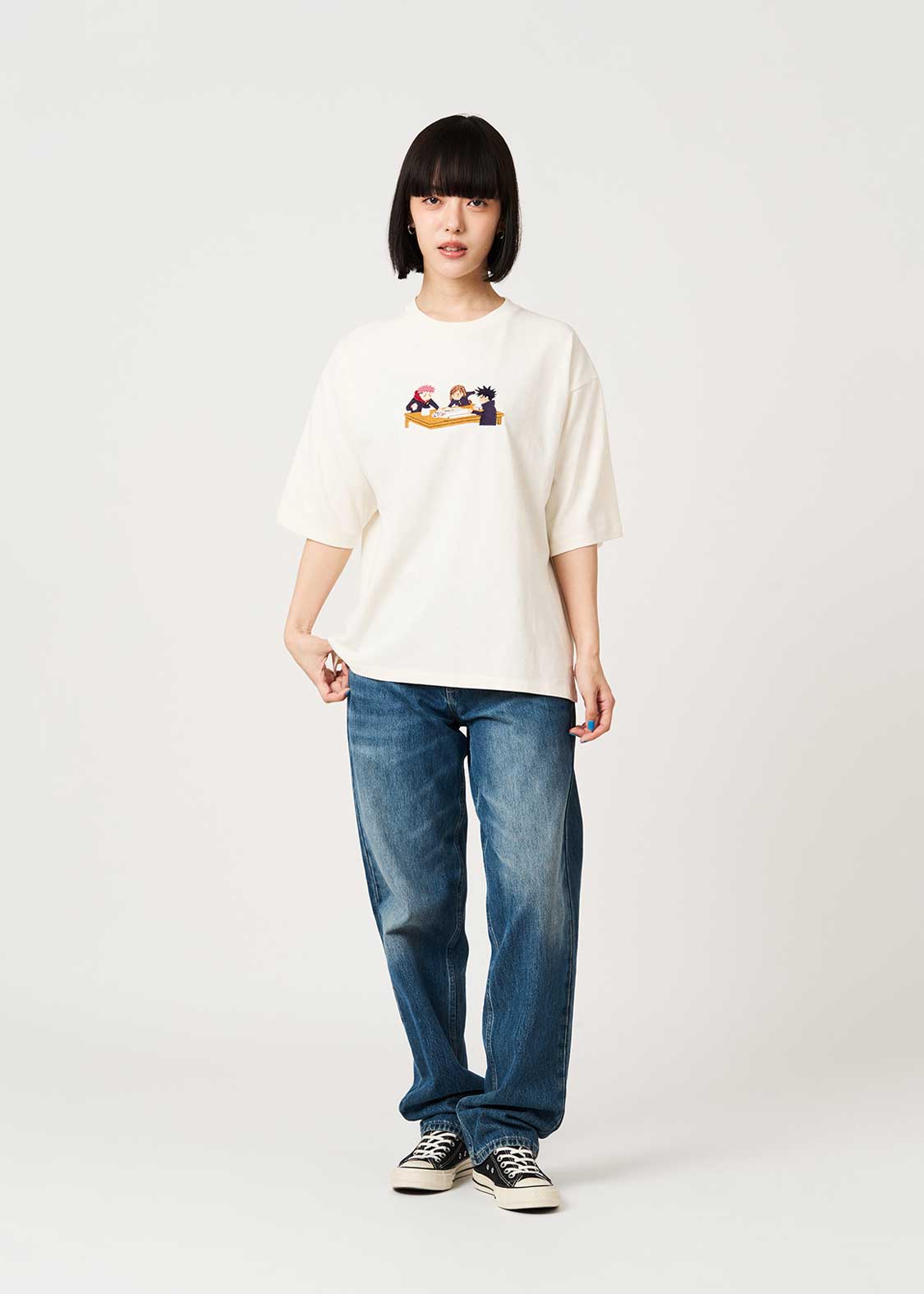 Jujutsu Kaisen X Graniph Fashion Collection - Mr. Gojo’s Shirt Big Silhouette T-Shirt [Release Aug 25 2026]