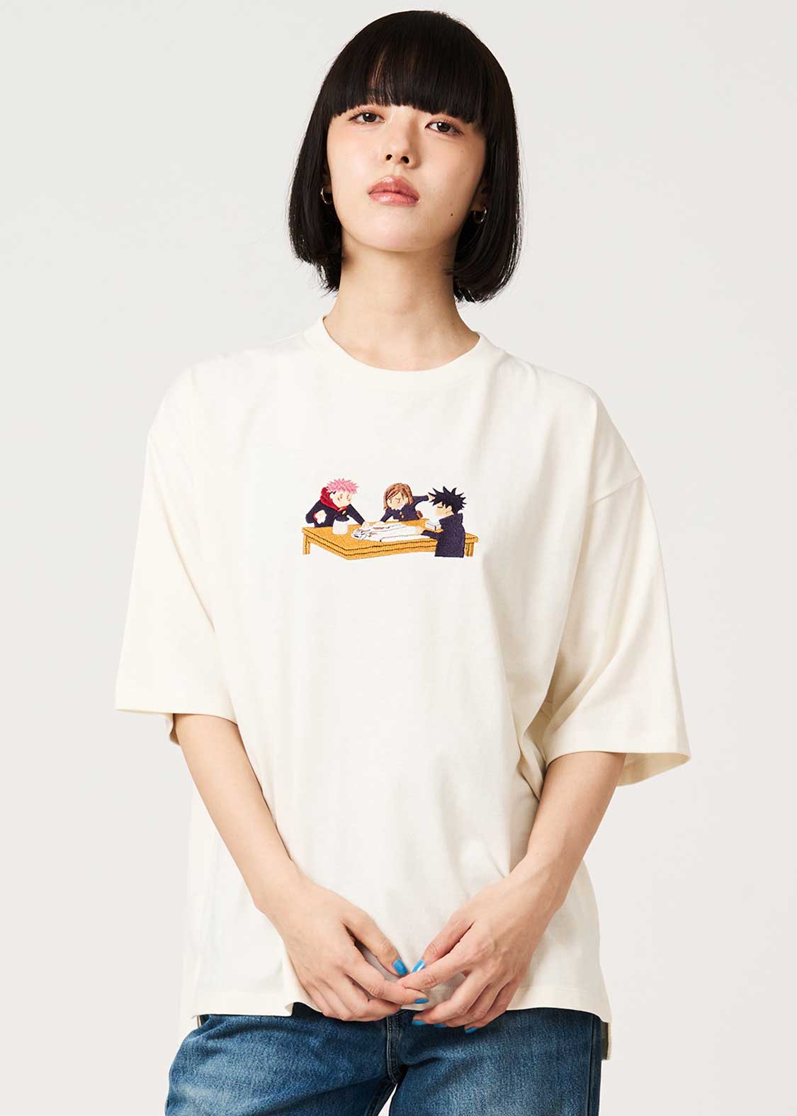 Jujutsu Kaisen X Graniph Fashion Collection - Mr. Gojo’s Shirt Big Silhouette T-Shirt [Release Aug 25 2026]
