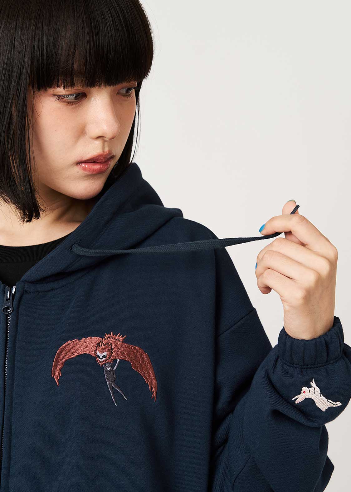 Jujutsu Kaisen X Graniph Fashion Collection - Ten Shadow Technique Zip Hoodie [Release Aug 25 2026]