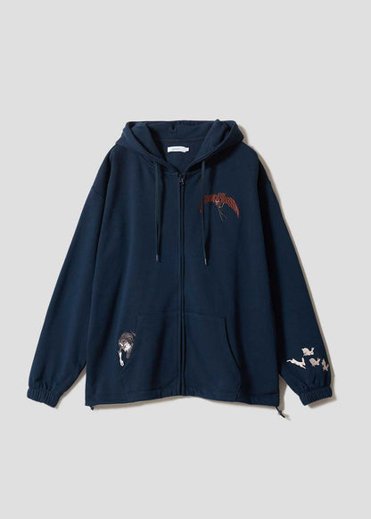 Jujutsu Kaisen X Graniph Fashion Collection - Ten Shadow Technique Zip Hoodie [Release Aug 25 2026]